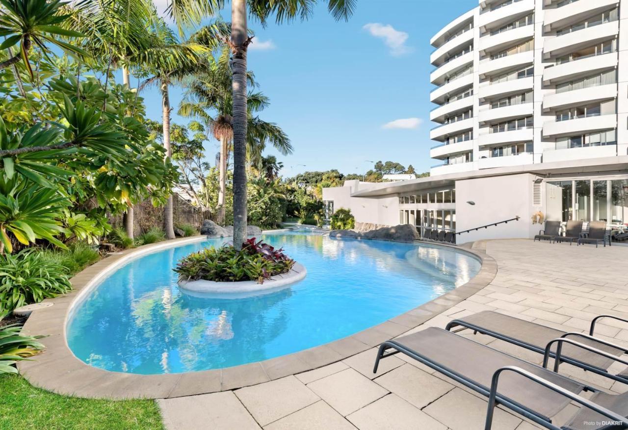Le Mirage- Stylish, Central Apartment With Pools, Sauna, More Auckland Exterior foto
